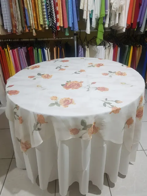 Toalha estampada Floral rosas