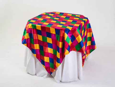 Toalha estampada Patchwork colorido