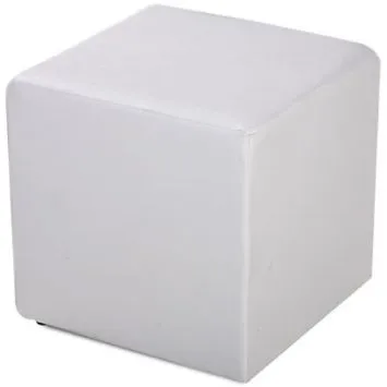 Mesas & cadeiras Puff cubo branco