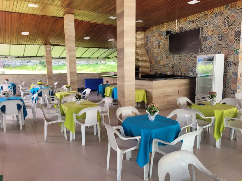 Festa com toalhas da Premier: Verde e azul